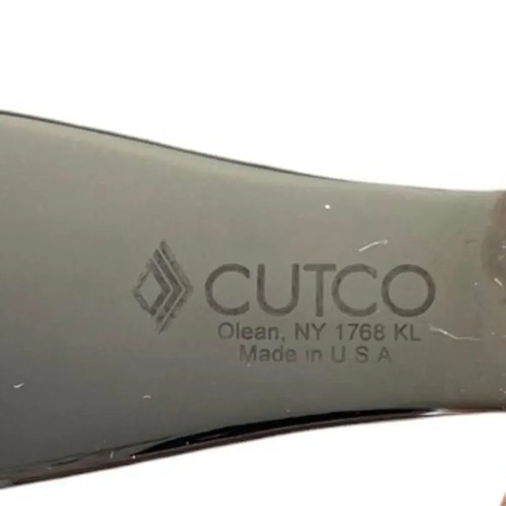 Cutco 1768 Spatula Spreader Serrated With Red Handle Personal Engraved Blade